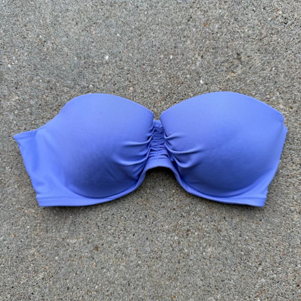 Victoria's Secret Purple Bandeau Bikini Top - Size 34C